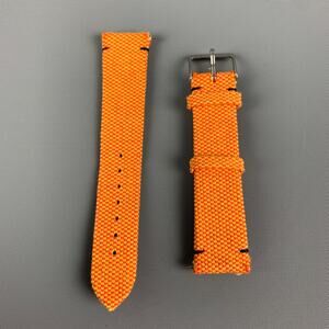 MERCI Orange Yellow Checkered Watch Band